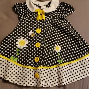 24 months polka-dot dress by Bonnie Baby